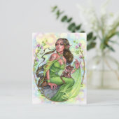 ドラゴンポストカード小妖精や小人おとぎ話ファンタジー ポストカード (スタンド正面)