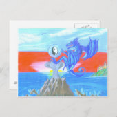 ドラゴンポストカード ポストカード (正面/裏面)
