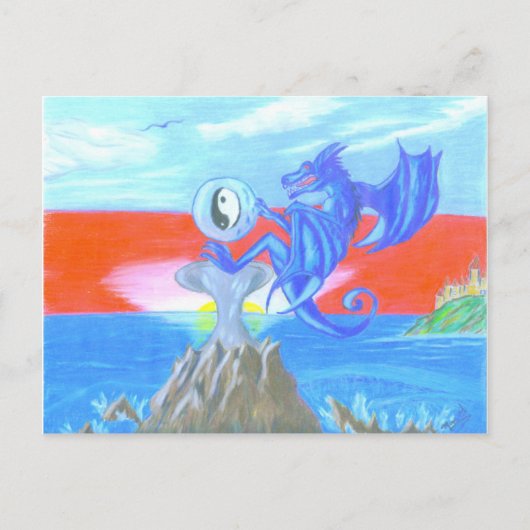 ドラゴンポストカード ポストカード (正面)