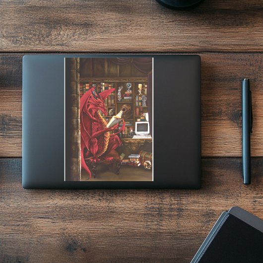 ドラゴンポッドキャスト図書館 シール