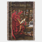 ドラゴンポッドキャスト図書館 スローブランケット (正面縦)