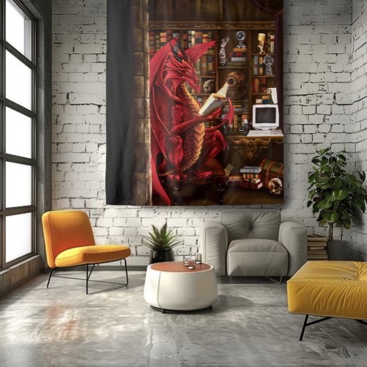 ドラゴンポッドキャスト図書館 タペストリー