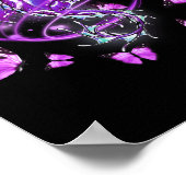 ドラゴンマジカルパープルバタフライ ポスター (角)