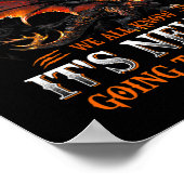 ドラゴンマージュドラゴン誕生日ギフト男性へウォム ポスター (角)