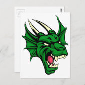 ドラゴンミアン動物マスコット ポストカード (正面/裏面)