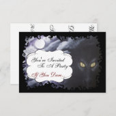 ドラゴンムーンパーティの招待状 招待状 (正面/裏面)