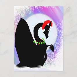 ドラゴンムーンホリデー（カラフルなもや） シーズンポストカード