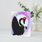 ドラゴンムーンホリデー（カラフルなもや） シーズンポストカード (スタンド正面)