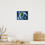 ドラゴンムーンポスター ポスター (キッチン)