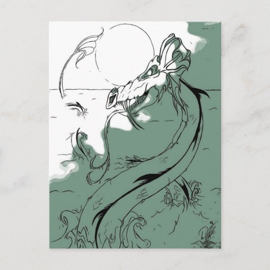 ドラゴンムーン ポストカード (正面)