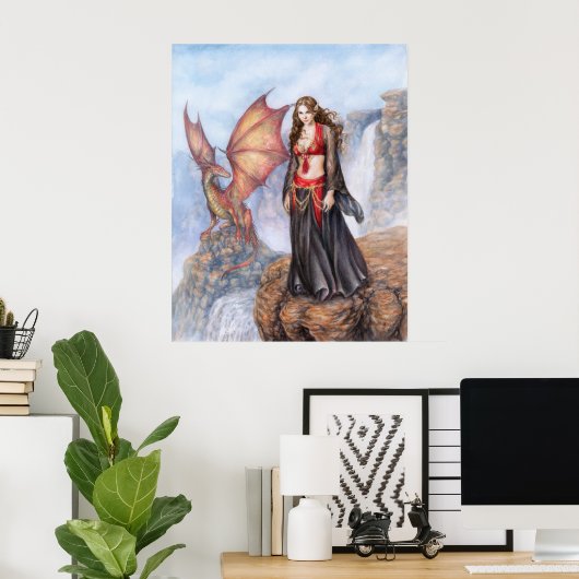 ドラゴンメイド ポスター (ホームオフィス)