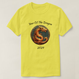 ドラゴンメダリオン中国の新年 Tシャツ