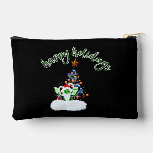 ドラゴンメリーツイストの魔法のクリスマス アクセサリーポーチ (裏面)