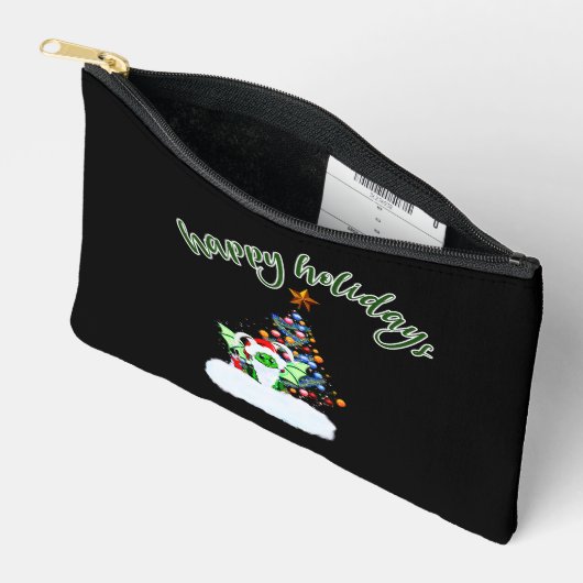 ドラゴンメリーツイストの魔法のクリスマス アクセサリーポーチ (見開き)