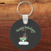 ドラゴンメリーツイストの魔法のクリスマス キーホルダー (正面)
