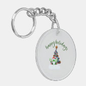 ドラゴンメリーツイストの魔法のクリスマス キーホルダー (正面左)