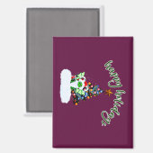 ドラゴンメリーツイストの魔法のクリスマス マグネット (正面/裏面)