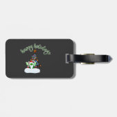 ドラゴンメリーツイストの魔法のクリスマス ラゲッジタグ (裏面横)