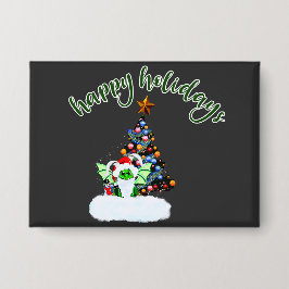 ドラゴンメリーツイストの魔法のクリスマス 缶バッジ