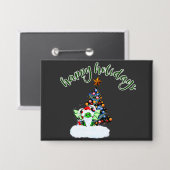 ドラゴンメリーツイストの魔法のクリスマス 缶バッジ (正面/裏面)