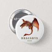 ドラゴンモダンクールタイポグラフィモノグラム 缶バッジ (正面&裏面)