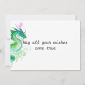 ドラゴンモダン魔法誕生日 カード (裏面)