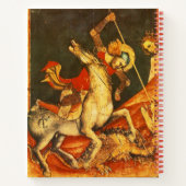 ドラゴンモノグラムとの聖ジョージの戦い ノートブック (裏面)