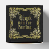 ドラゴンモノグラム金ゴールド枠伝統的ブックカバー フェイバーボックス (上部)