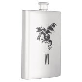 ドラゴンモノグラム フラスク (右)