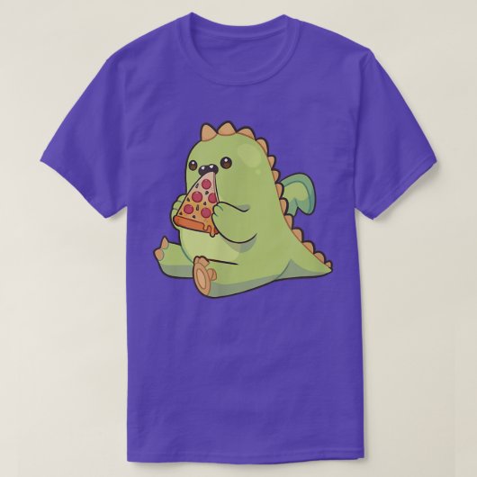 ドラゴンモンスターノムピザTシャツ Tシャツ (デザイン正面)