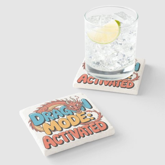 ドラゴンモード発動 ストーンコースター (横)