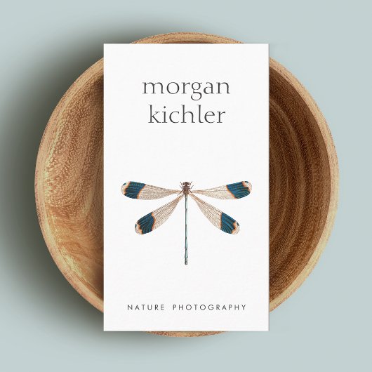 ドラゴンユニークフライ自然プロフェッショナルホワイト 名刺