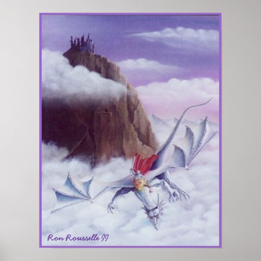 ドラゴンライダープリント ポスター (正面)