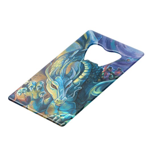 ドラゴンライダーポスター クレジットカード栓抜き (正面アングル)