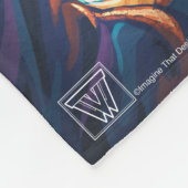 ドラゴンライダーポスター フリースブランケット (角)