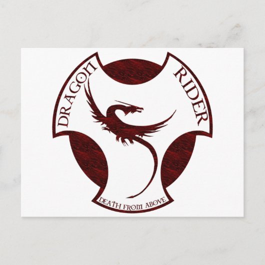 ドラゴンライダー ポストカード (正面)