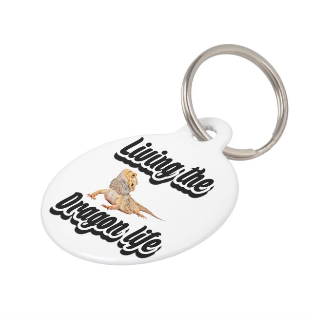 ドラゴンライフを生きる ペット　ネームタグ (側面)