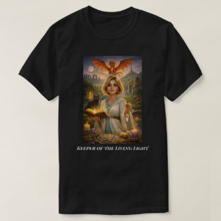 ドラゴンラインキーパー - ケルト神秘オラクルTシャツ Tシャツ