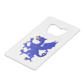 ドラゴンラパントアズール クレジットカード栓抜き (正面アングル)