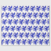 ドラゴンラパントアズール ラッピングペーパー (フラット)