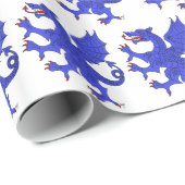 ドラゴンラパントアズール ラッピングペーパー (ロールコーナー)