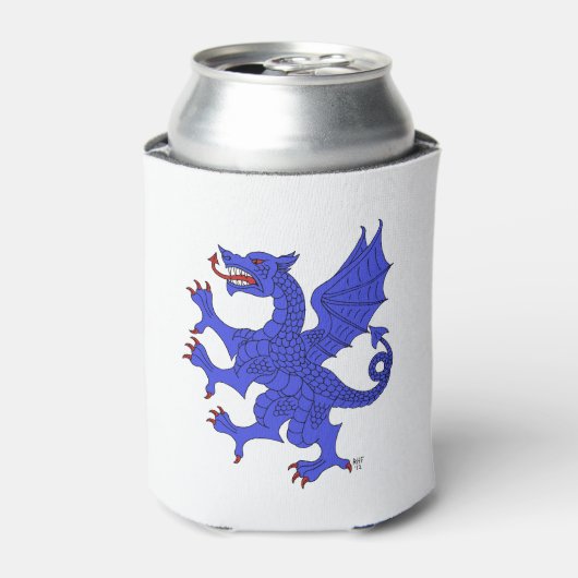 ドラゴンラパントアズール 缶クーラー (缶正面)