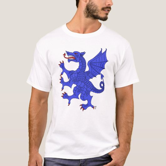 ドラゴンラパントアズール Tシャツ (正面)
