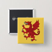 ドラゴンラパントグルール 缶バッジ (正面&裏面)