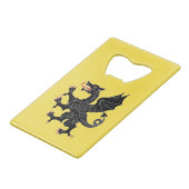 ドラゴンラパントセブル クレジットカード栓抜き (正面アングル)