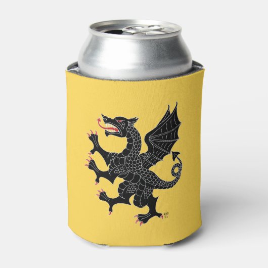 ドラゴンラパントセブル 缶クーラー (缶正面)