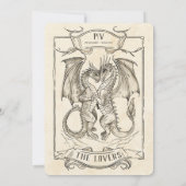 ドラゴンラブ物語ザデイト招待状 招待状 (裏面)