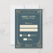 ドラゴンラブ物語 | タロットウェディングRSVP 出欠カード (正面)