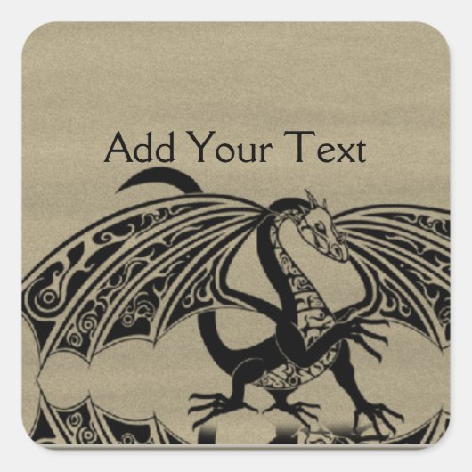 ドラゴンラブ4 スクエアシール (正面)