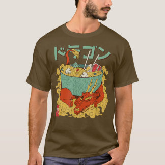 ドラゴンラーメンアニメラーメンかわいい日本のズジャパンS Tシャツ